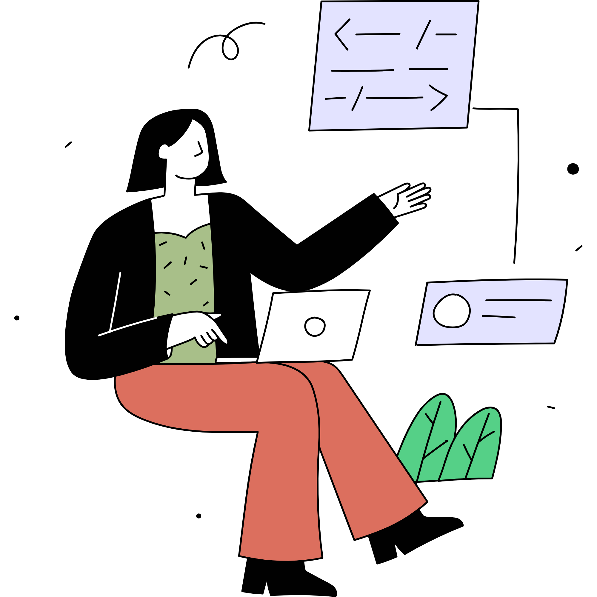 プログラミングしている画像